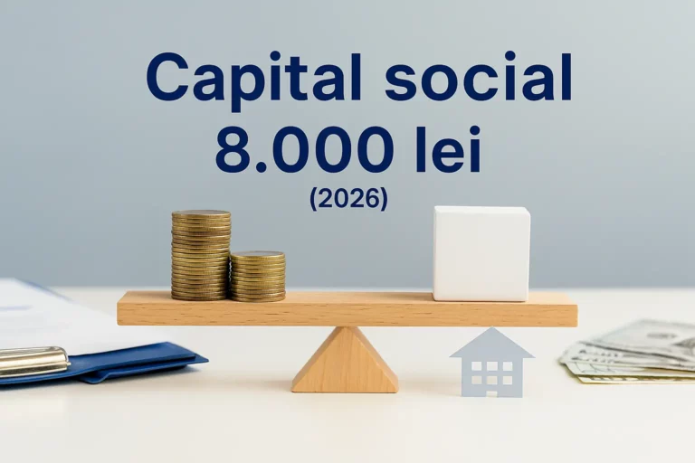 Capital social SRL 2025–2026 – între reguli actuale și schimbările anunțate